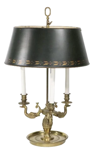 Mid 20th Century French Bouilotte Style Table Lamp