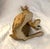 Tan Vintage Rabbit W/Clock Figure For Sale - Image 8 of 8