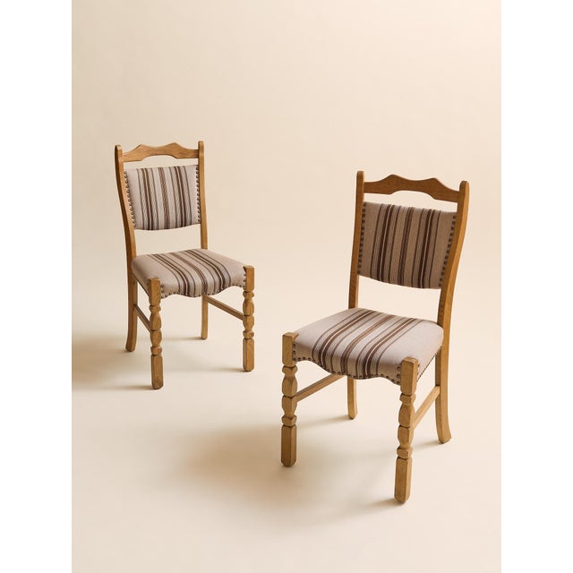 The Vintage Kjaernulf-Style Danish Set of Six Dining Chairs For Sale - Image 10 of 10