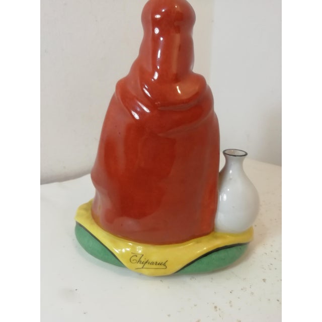 1920s Arab Lady in Ceramic by Chiparus for Etling Paris, France, 1920s-1940s For Sale - Image 5 of 13