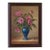 Mid 20th‑Century Vase With Flowers — Rich Classical Still Life Oil on Board, Signed For Sale
