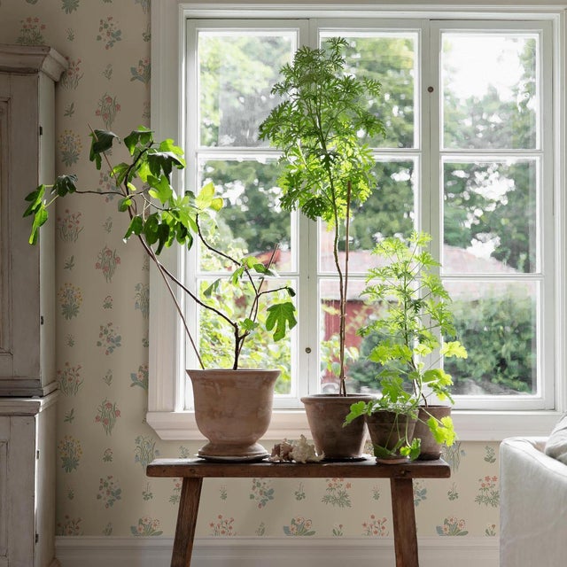 English Sample - Ängsflora by Boråstapeter Wallcovering In Spring For Sale - Image 3 of 4