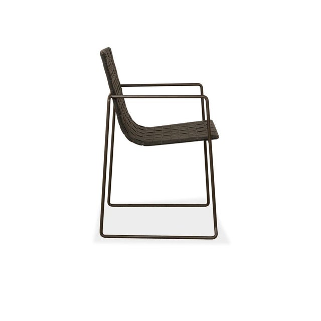 Black Andreu World Trenza Metal Chair For Sale - Image 8 of 12