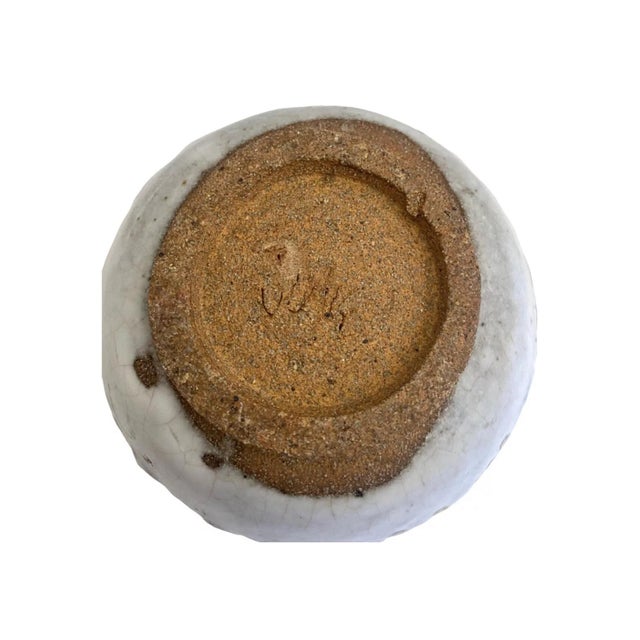 1960s Mid Century Modern Ceramic Pottery Weed Pot Vintage Retro For Sale - Image 5 of 6