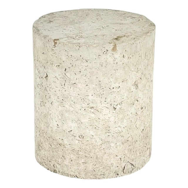 Mid 20th Century Faux Fossilized Stone Table For Sale