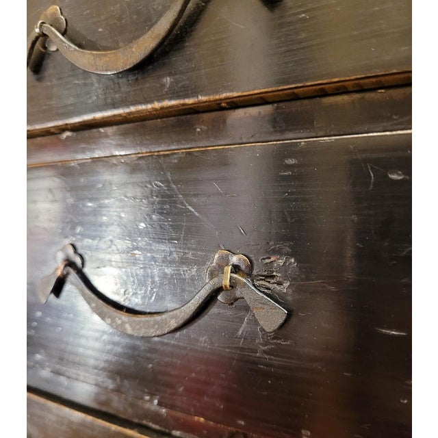 Dresser with Mirror in Lacquered Black, Japan, 1880s For Sale - Image 11 of 16