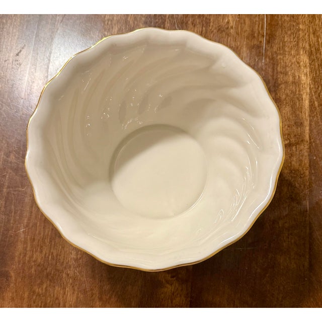 Lenox Richmond Collection Swirled Bowl For Sale - Image 10 of 12