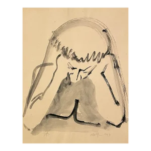 1963 Neil Meitzler Mid Century Modern Figure Painting