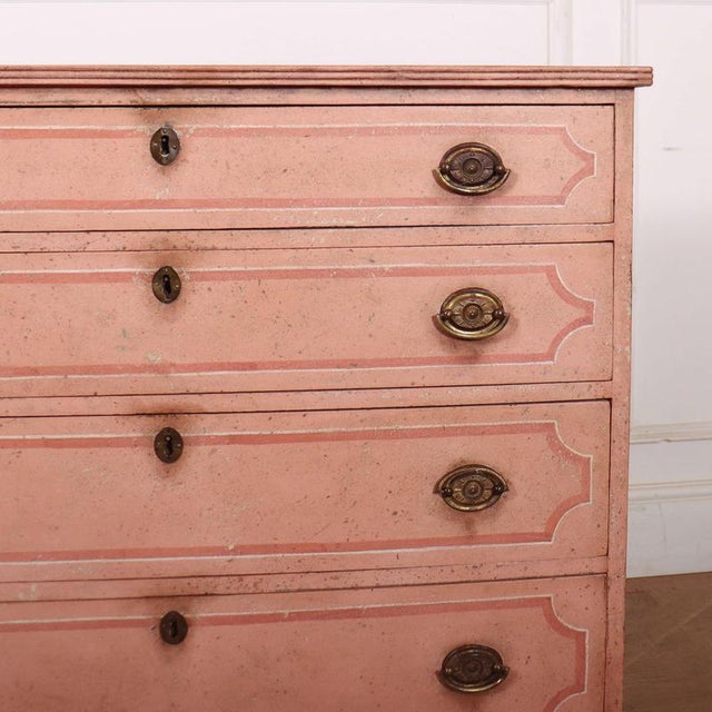 English Painted Chest of Drawers For Sale - Image 5 of 13