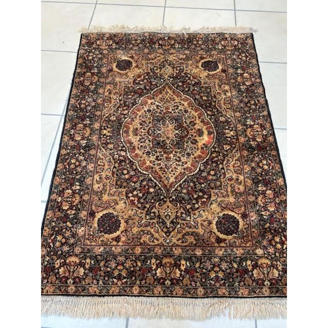 Wool pile Persian Tabriz Style rug-