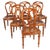 Wood Antique Walnut Chairs with Vienna Straw Seats from Bassanos Ebanistery, 1890s, Set of 6 For Sale - Image 7 of 7