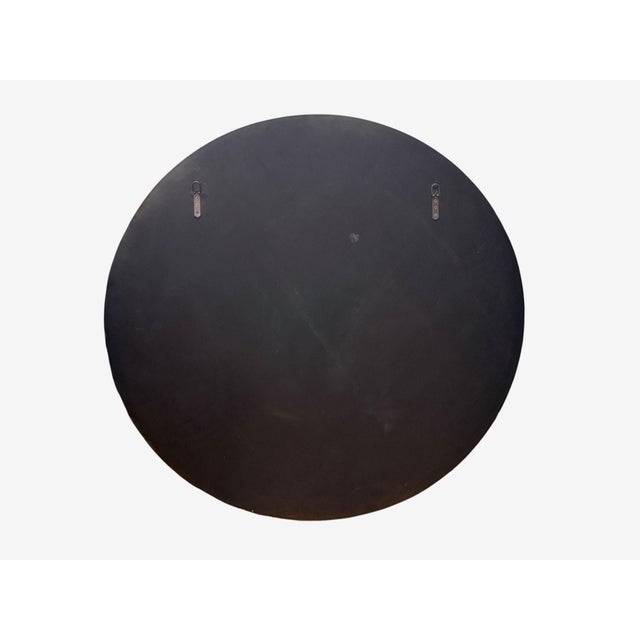 Silver Art Deco Style, Antique Glass, Painted Wood, Round Venetian Wall Mirrors For Sale - Image 8 of 8