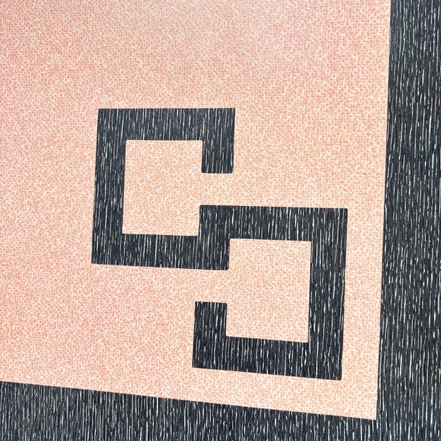 Gray 1950s Mid-Century Pink & Black Formica & Polished Chrome Kitchennette Dining Table For Sale - Image 8 of 9