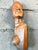 Beautiful large hand-carved wooden bust of a female figure in African style, dating from circa 1960. This sculpture...