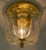 Metal Model A475 3031 Flush Mount with Flower-Shaped Glass Shade from Glashütte Limburg, 1970s For Sale - Image 7 of 16