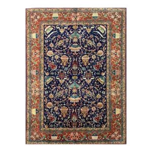1980s Persian Tabriz Area Rug 8’4″ X 11’6″