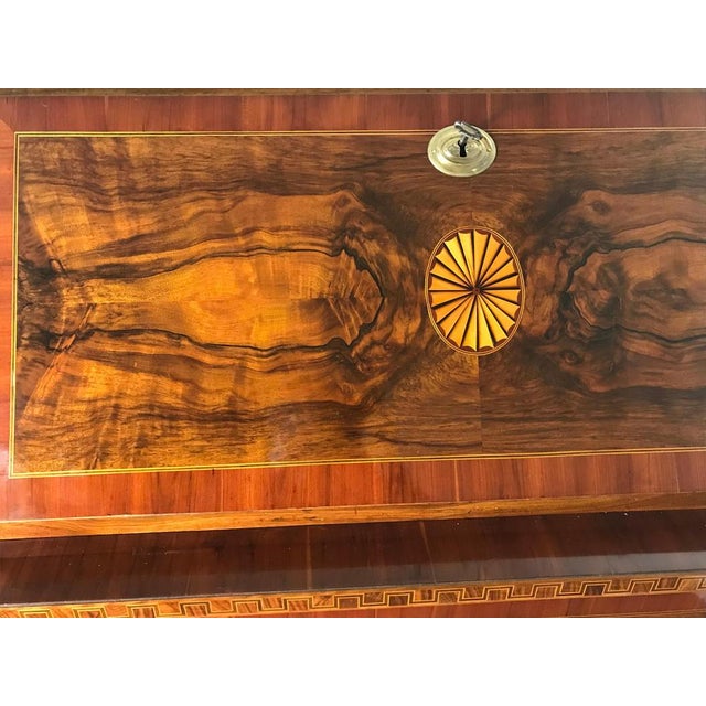 Antique German Louis XVI Secretaire, 1780 For Sale - Image 3 of 8