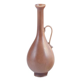 Ceramic Jug with Handle by Berndt Friberg for Gustavsberg Studio, 1940s For Sale