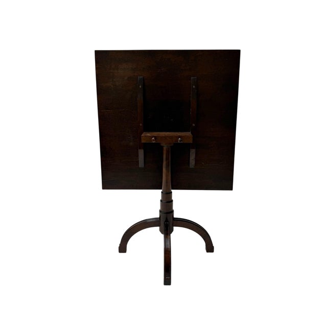 Art Deco Swedish Tilt-Top Table in Walnut and Burl, 1930s For Sale - Image 6 of 9