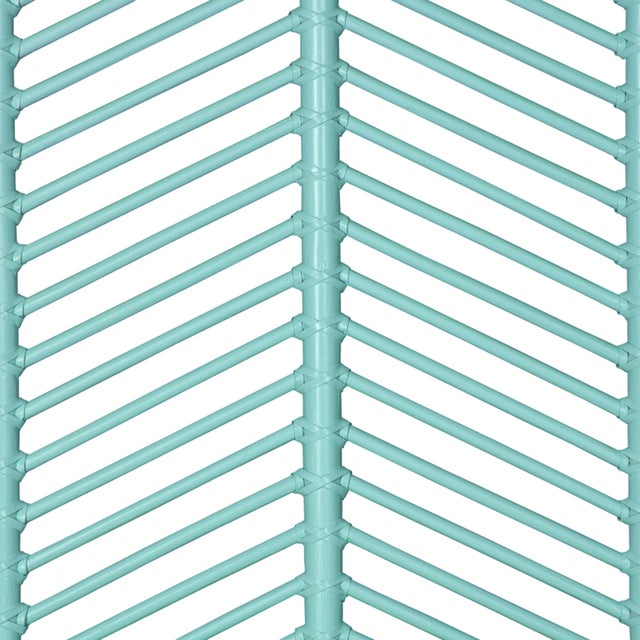 Not Yet Made - Made To Order Liam Headboard King - Turquoise For Sale - Image 5 of 6