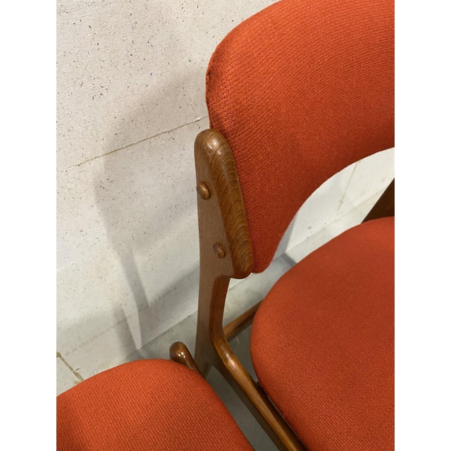 OD-49 Teak Chair Set by Erik Buck for Oddense Maskinsnedkeri, 1960s, Set of 4 For Sale - Image 4 of 10