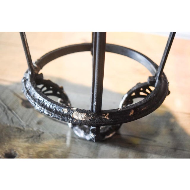 1960s Vintage Cast Iron Floor Lamps, Paris, France, Set of 12 For Sale - Image 5 of 18