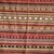 Large Indian White Rug with Red, Yellow and White Stripes and Geometric Friezes, Base, 1980s For Sale - Image 4 of 18