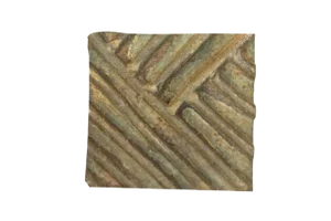 Vintage African Square Bronze Coin