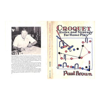 "Croquet: Rules and Strategy for Home Play" 1957 Brown, Paul For Sale