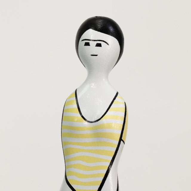 Contemporary Guglielmo Gusella - A Gallery Opening, C. 1980s Mixed-Media Table Sculpture For Sale - Image 3 of 8