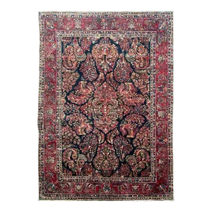 Antique Persian Mohajeran Sarouk Rug