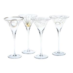 Festivity Martini Glasses, Set of 4