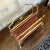 Hollywood Regency Brass Seashell Wood Magazine Rack For Sale In Buffalo - Image 6 of 9