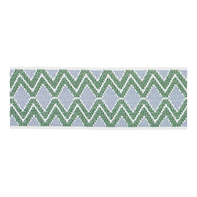 SAMPLE - Schumacher X A Rum Fellow Pinula Tape In Fern For Sale