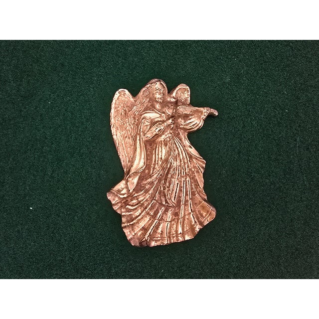 This assembly of Victorian-style solid brass wall ornaments and knobs includes three wall ornaments: an angel, a bird, and...