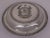 Beautiful English silver plated serving tray from the steam paddle boat "Western World" Measures 10" round. Very good...