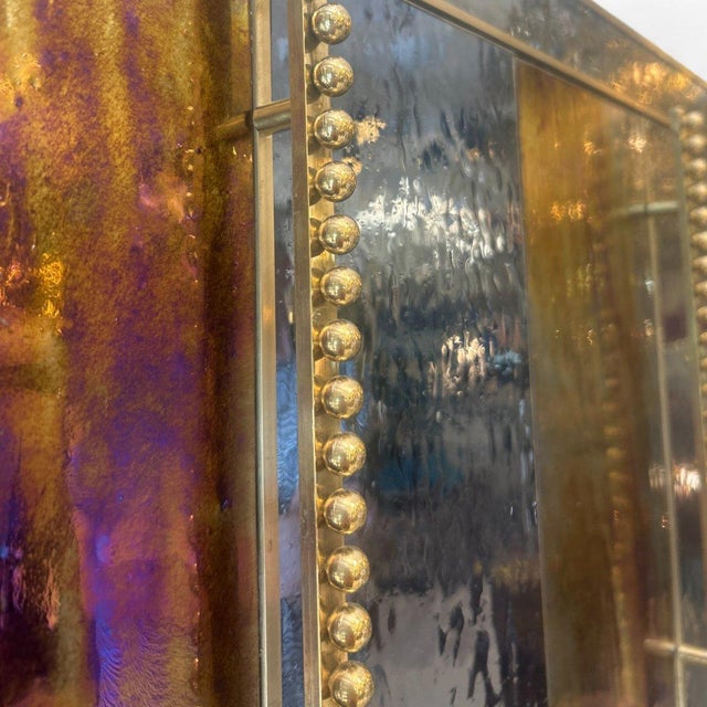 Murano Glass Water Lily Cabinet For Sale - Image 10 of 12