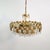 Brutalist Brass and Glass Chandelier by Sciolari for Palwa, 1970s For Sale - Image 6 of 12