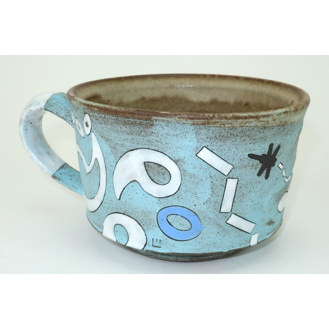 Masa Sasaki Japanese Art Pottery Mugs Cups, a Pair For Sale - Image 13 of 15