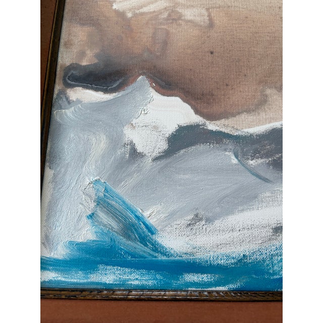 Oil painting on canvas in vintage frame by Matthew Izzo