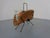 Black Italian Wicker and Iron Magazine Rack, 1960s For Sale - Image 8 of 18