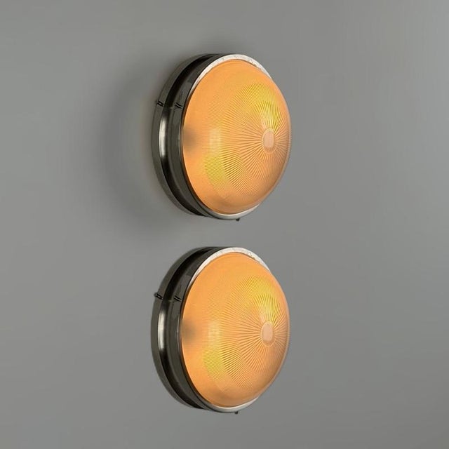 Sigma Ceiling or Wall Lights by Sergio Mazza for Artemide, 1960s, Set of 5 For Sale - Image 3 of 11