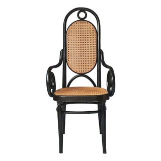 No. 17 Black Chair by Michael Thonet, 1970s For Sale