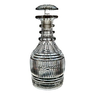 Georgian Cut Glass Decanter, England, 1835 For Sale