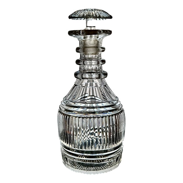 Georgian Cut Glass Decanter, England, 1835 For Sale