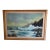1950s Robert Wee Signed Large Seascape Oil Painting 41x27 “ For Sale