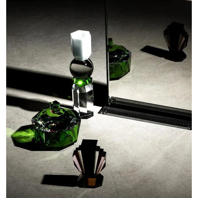 Memphis T-Light Holder in Crystal from Reflections Copenhagen For Sale - Image 4 of 5
