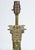 Late 19th Century Antique Corinthian Column Brass Repousse Table Lamp, 1880 For Sale - Image 5 of 10