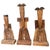 Luciano Bertolotto, Carved Primitive Sculptures, 2003, Wood, Set of 3 For Sale - Image 13 of 13
