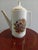 French Porcelain Coffee Pot with Hunting Scene Decoration and Gilding from PF, France, 1950s, in Flawless conditions....